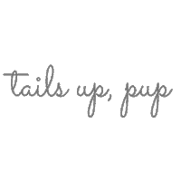 dog Sticker by Tails Up, Pup