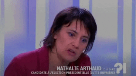 nathalie arthaud archive GIF by franceinfo