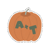 A T Fall Sticker by dani samudio