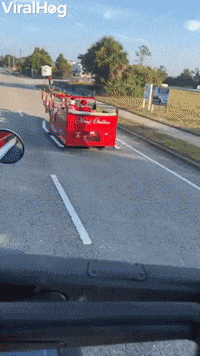 Santa Spotted Driving In Daytona GIF by ViralHog
