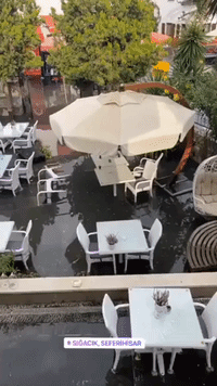 Tsunami Floods Seferihisar, Turkey, After Magnitude-7 Earthquake Shakes Region