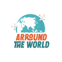 Around The World Travel Sticker