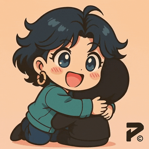 Group Hug Hana GIF by Persona