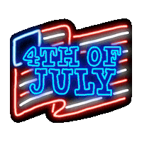 Independence Day Usa Sticker by Alba Paris