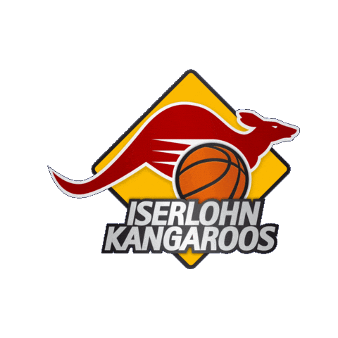 Logo Basketball Sticker by Iserlohn Kangaroos