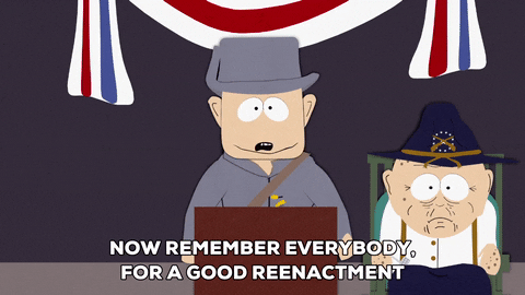 stage informing GIF by South Park 