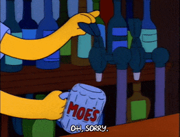 Sorry Season 3 GIF by The Simpsons