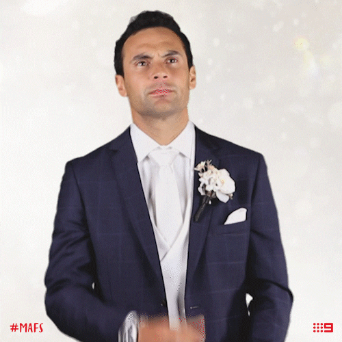 think channel 9 GIF by Married At First Sight Australia