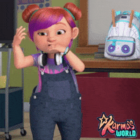 Dance Reaction GIF by Karma's World
