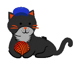 International Cat Day Party Sticker by Jessica Lau
