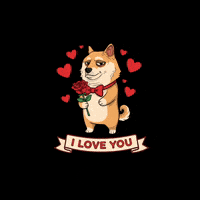 I Love You Hearts GIF by Doge Pound