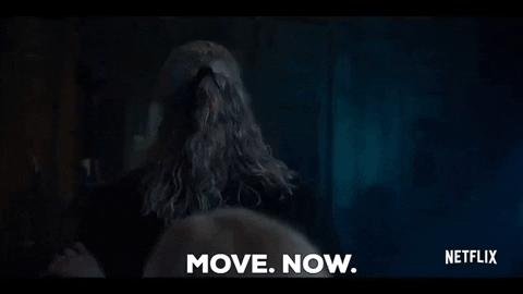 whiteshewolf giphygifmaker move the witcher geralt GIF
