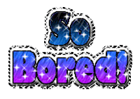 Bored Sticker
