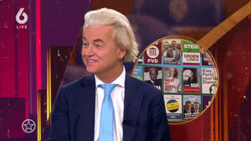 Happy Geert Wilders GIF by Shownieuws