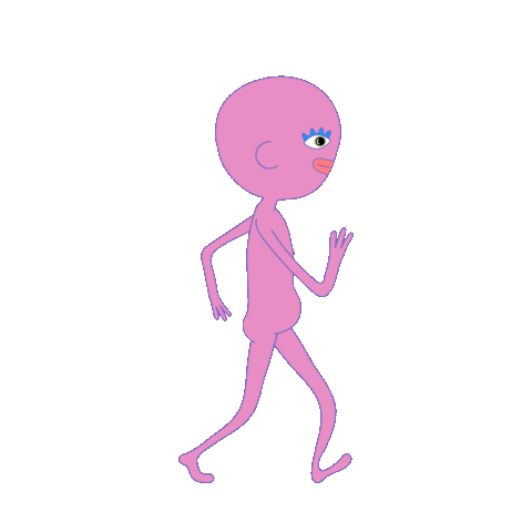 Pop Walking Sticker by Believedigitalitalia