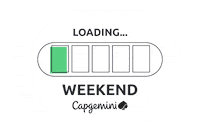 Saturday Morning Weekend Sticker by Capgemini Polska