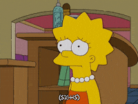 lisa simpson sigh GIF