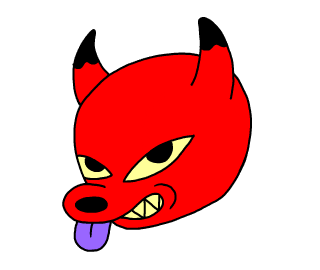 Devil Sinners Sticker by Jason Clarke