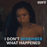 I Dont Remember Jaz Sinclair GIF by Amazon Prime Video