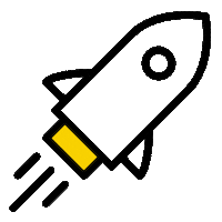 Rocket Sticker by JEMP