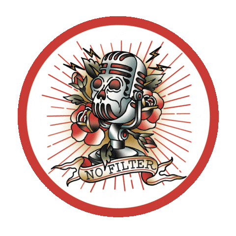 No Filter Podcast Sticker by Harmon's Non-Alc Craft Beer