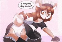 Thrusting Cat Girl GIF
