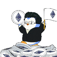 Tom Lee Crypto Sticker by Pudgy Penguins