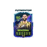 Karim Benzema Sticker by FUT Mentor