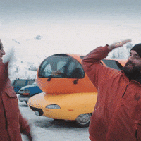 oscar_mayer happy high five success teamwork GIF