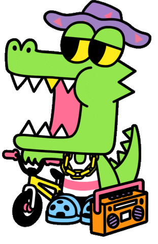Cat Skate Sticker