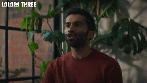 Nikesh Patel Rose Matafeo GIF by BBC Three