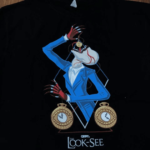 shirt looksee GIF by Crypt TV