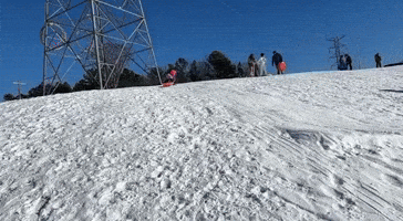 Children Take Advantage of Winter Weather to go Sledding
