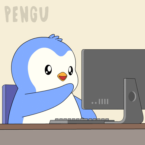 Work Working GIF by Pudgy Penguins