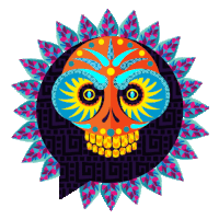 sugarskull bloggies18 Sticker by The Blog Awards Ireland