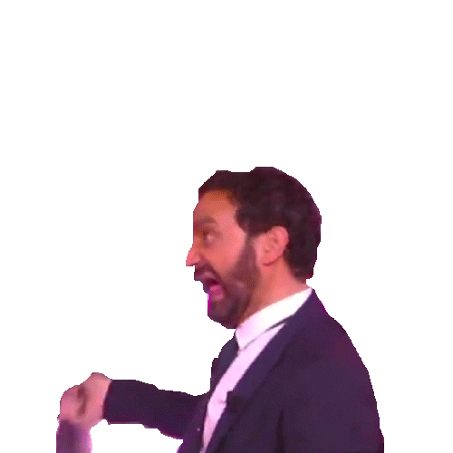 cyril hanouna fish Sticker by C8