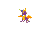 Spyro The Dragon Art Sticker by Spyro