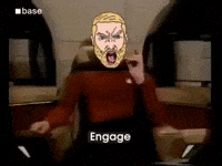 Engage Star Trek GIF by Based Chad