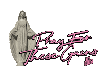 FitClubLV pray virgin no pain no gain fit club Sticker