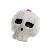Halloween Skull Sticker by Mora Vieytes
