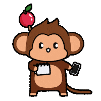 Homework Talking Sticker by Chimpers