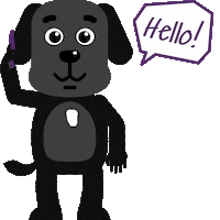 Purpledog bingo Sticker