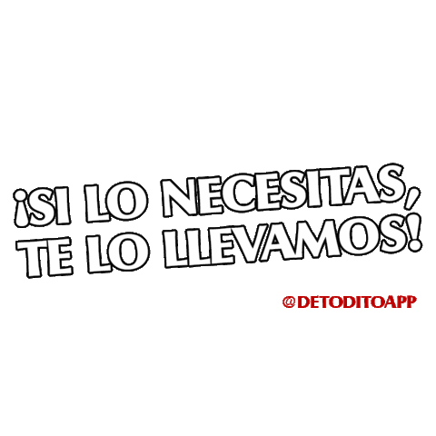 DETODITO giphyupload delivery comida app Sticker