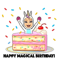 celebrate happy birthday Sticker by UnibowStore