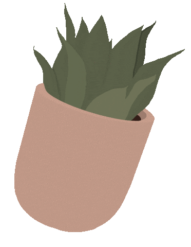 Pink Plant Sticker