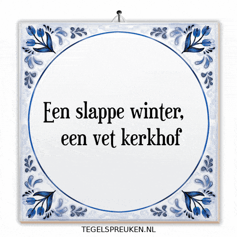 Winter Slap GIF by Tegelspreuken.nl