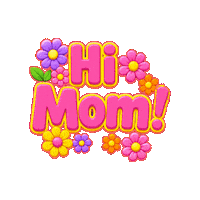 Hi Mom Sticker