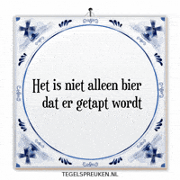 Tap Bier GIF by Tegelspreuken.nl