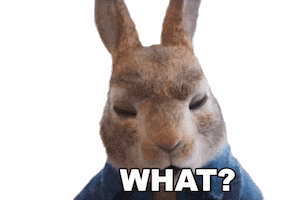 Scream What Sticker by Peter Rabbit Movie