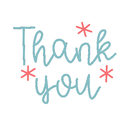 Thanks Thank You Sticker by The SMM Hub